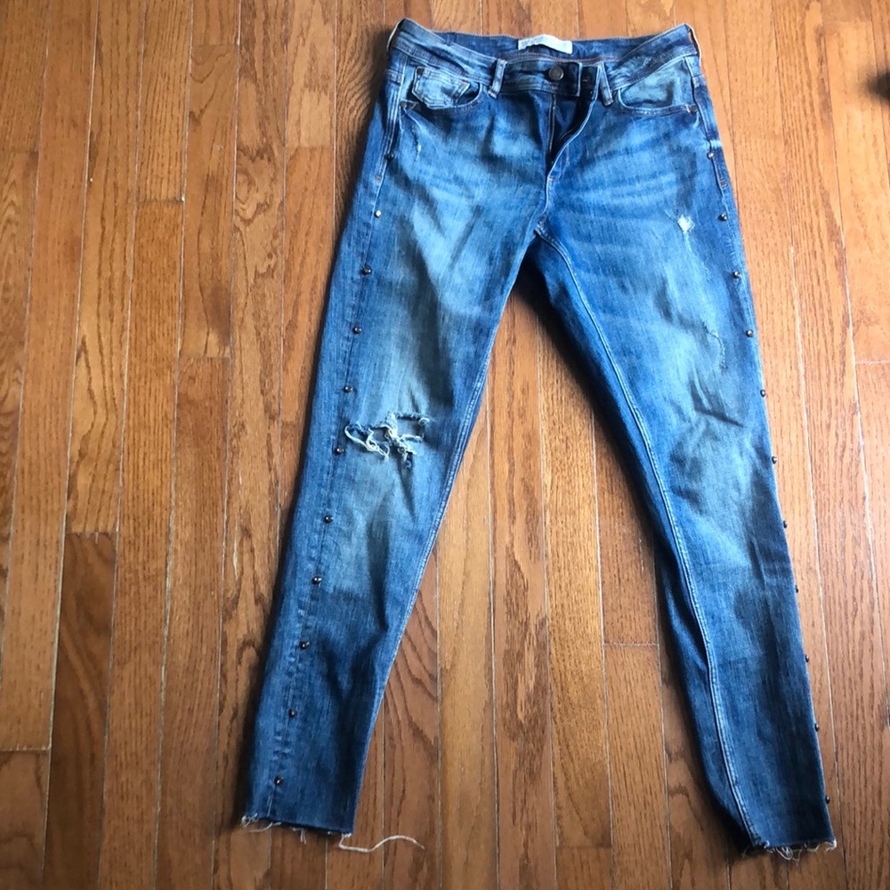 Zara ripped jeans